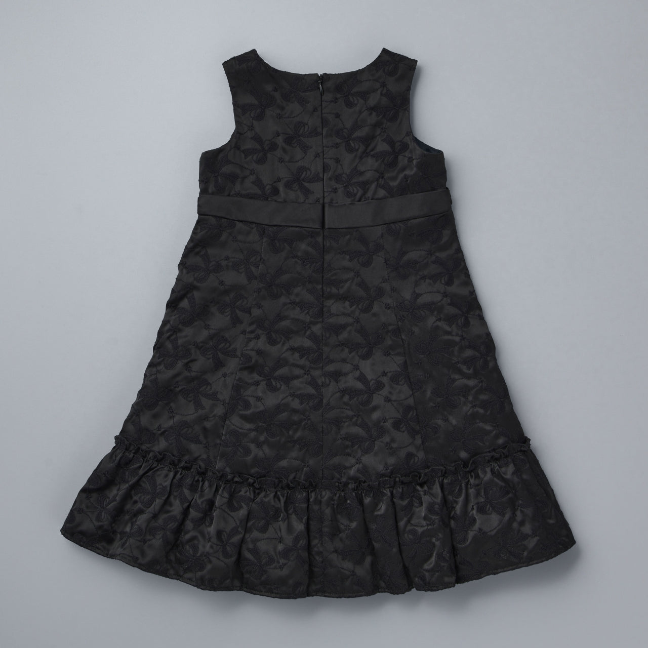 Black Silk Lace Formal Dress