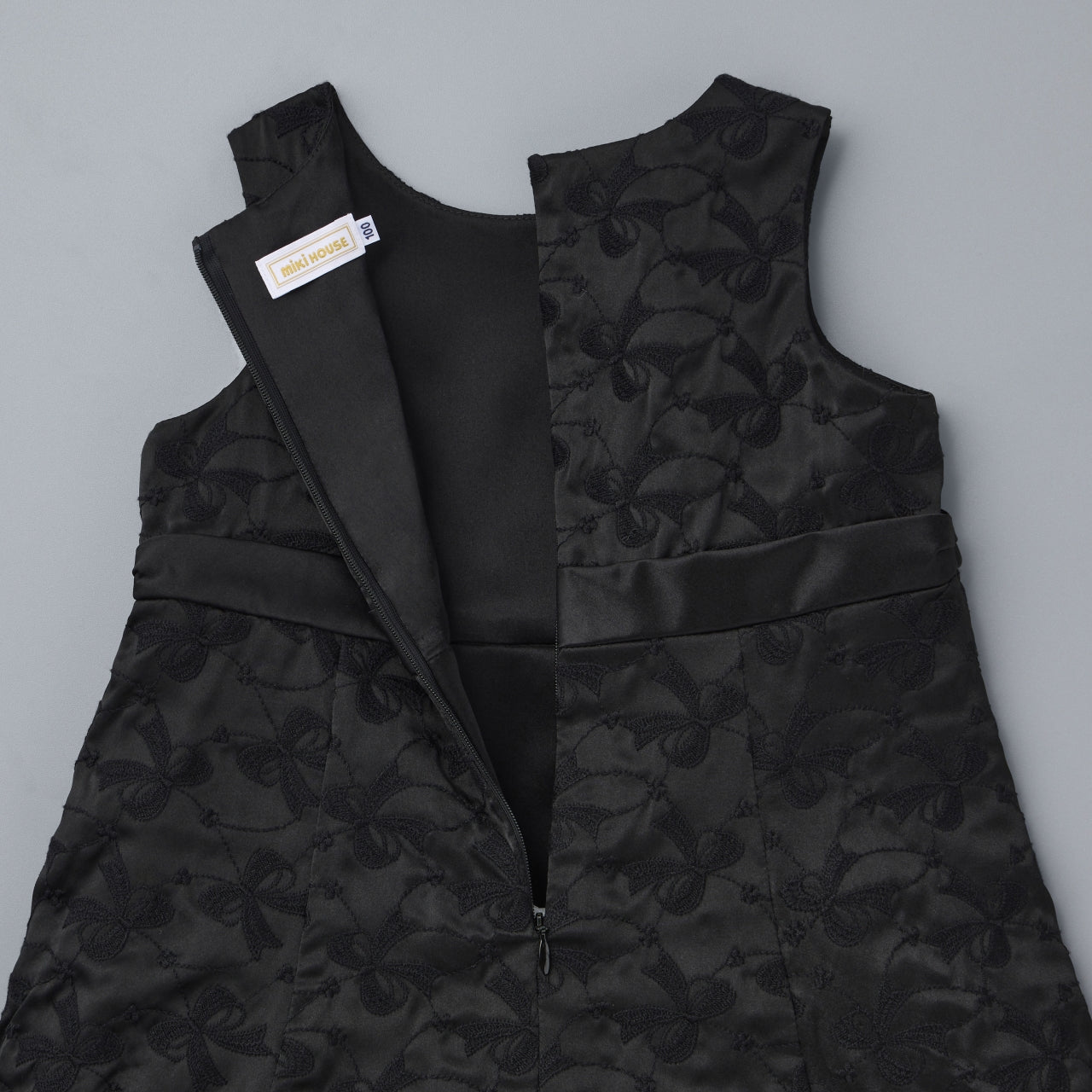 Black Silk Lace Formal Dress