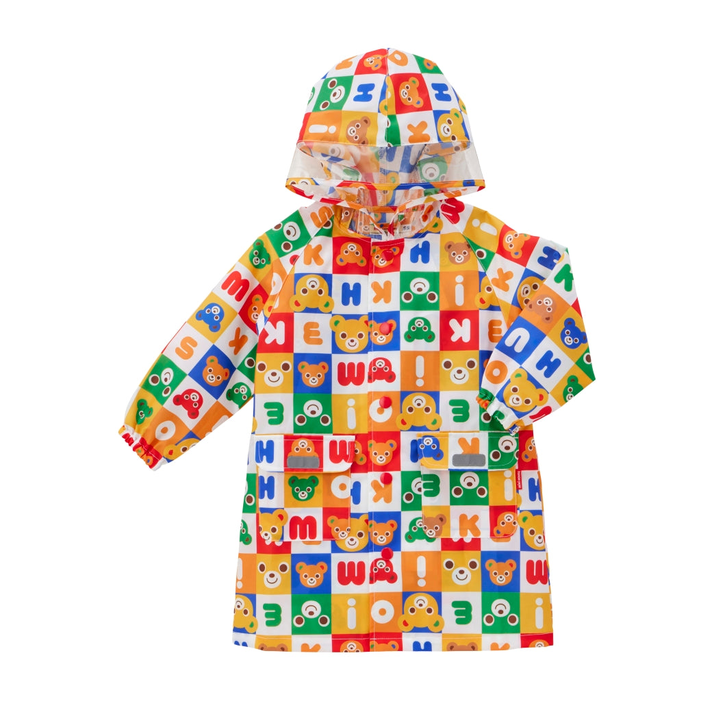 Pucchi Colour-Block Rain Coat