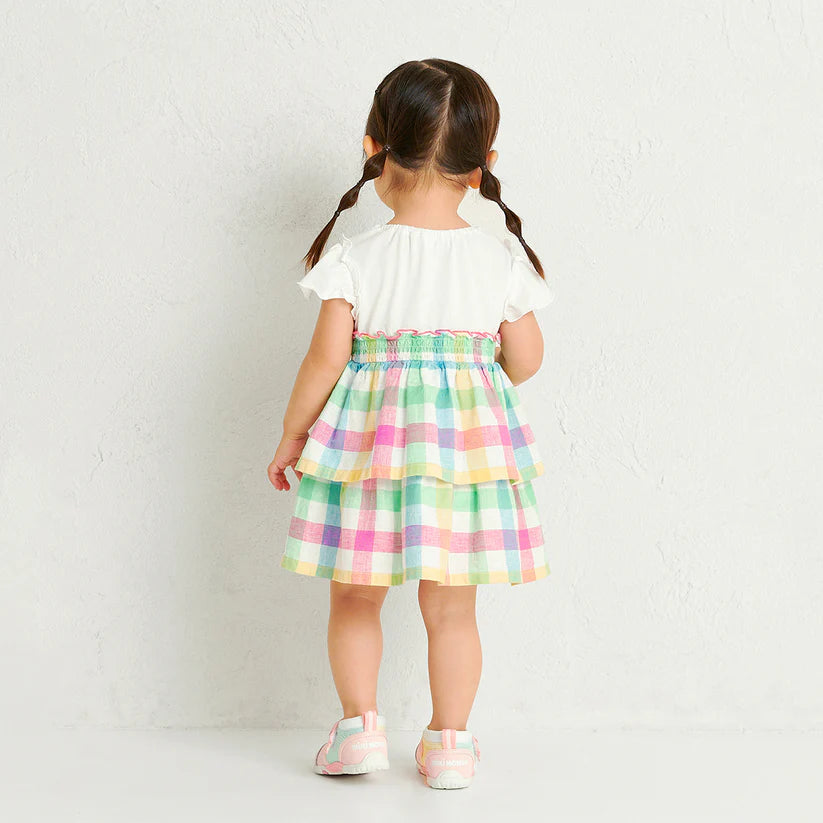 Double Raschel Mesh Second Shoes - Strawberry Swirl