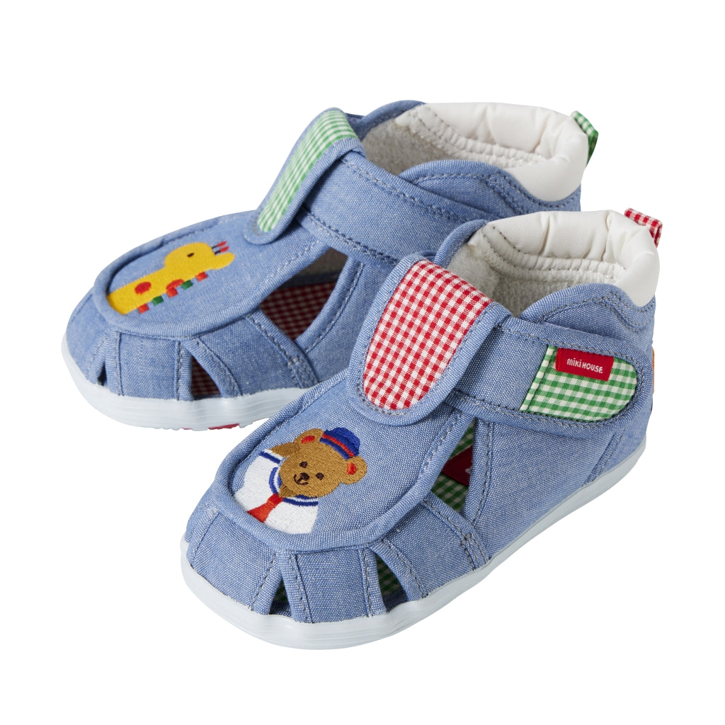 Classic MIKI HOUSE Sailor Bear Sandals
