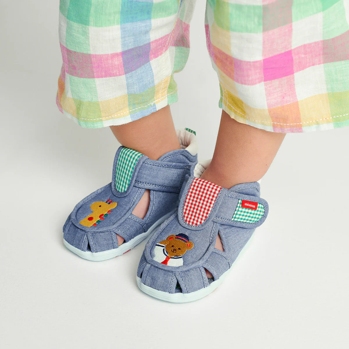 Classic MIKI HOUSE Sailor Bear Sandals
