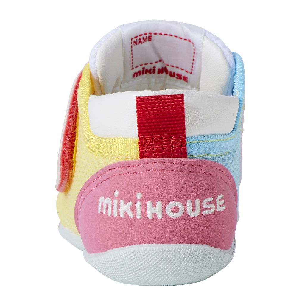 Double Raschel First Walker Shoes - Usako Pop