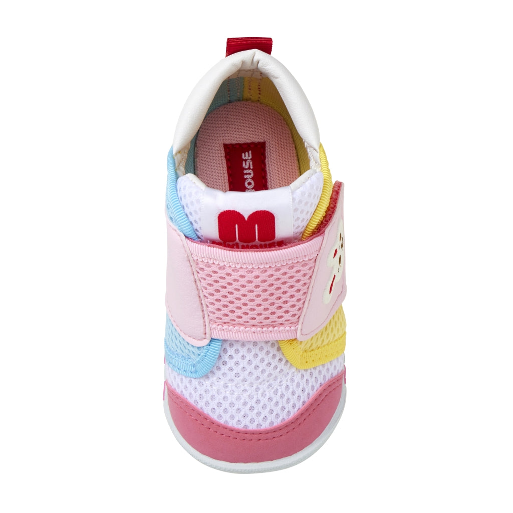 Double Raschel First Walker Shoes - Usako Pop