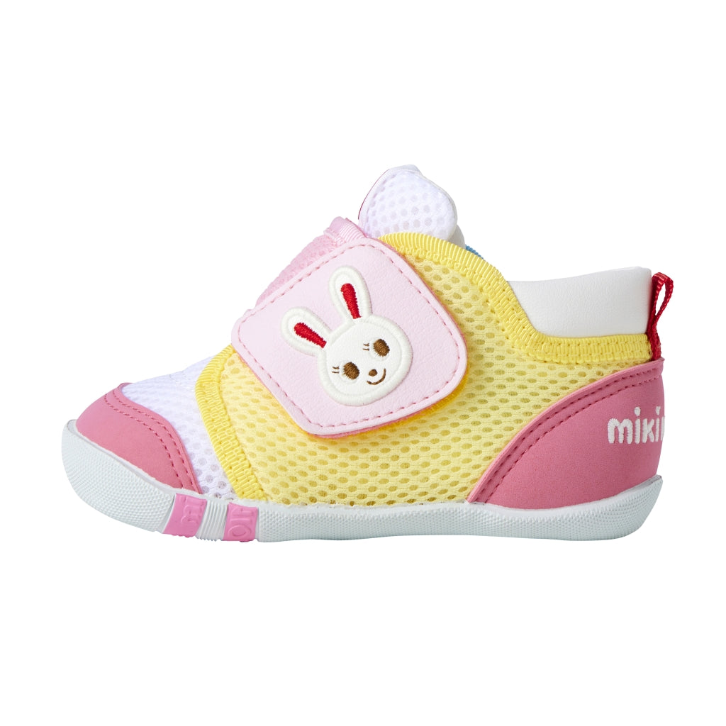 Double Raschel First Walker Shoes - Usako Pop