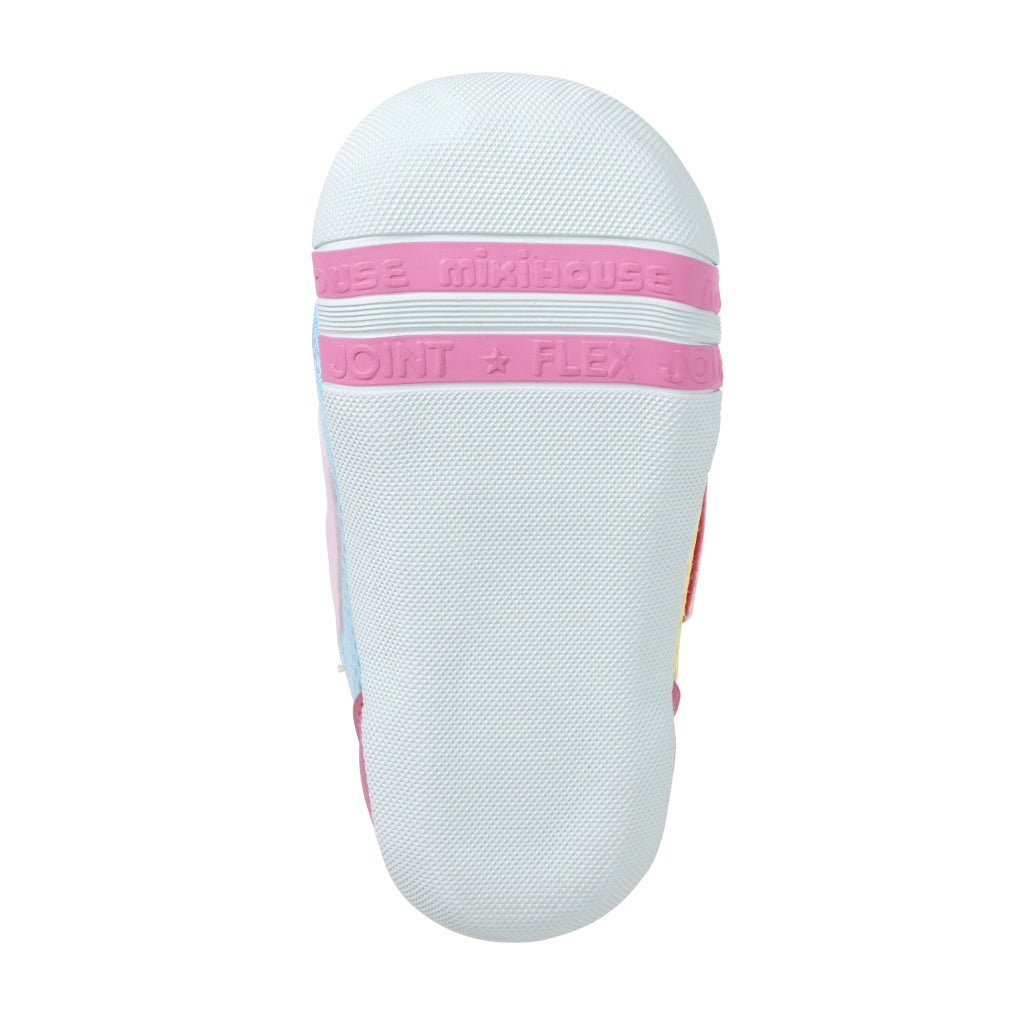 Double Raschel First Walker Shoes - Usako Pop