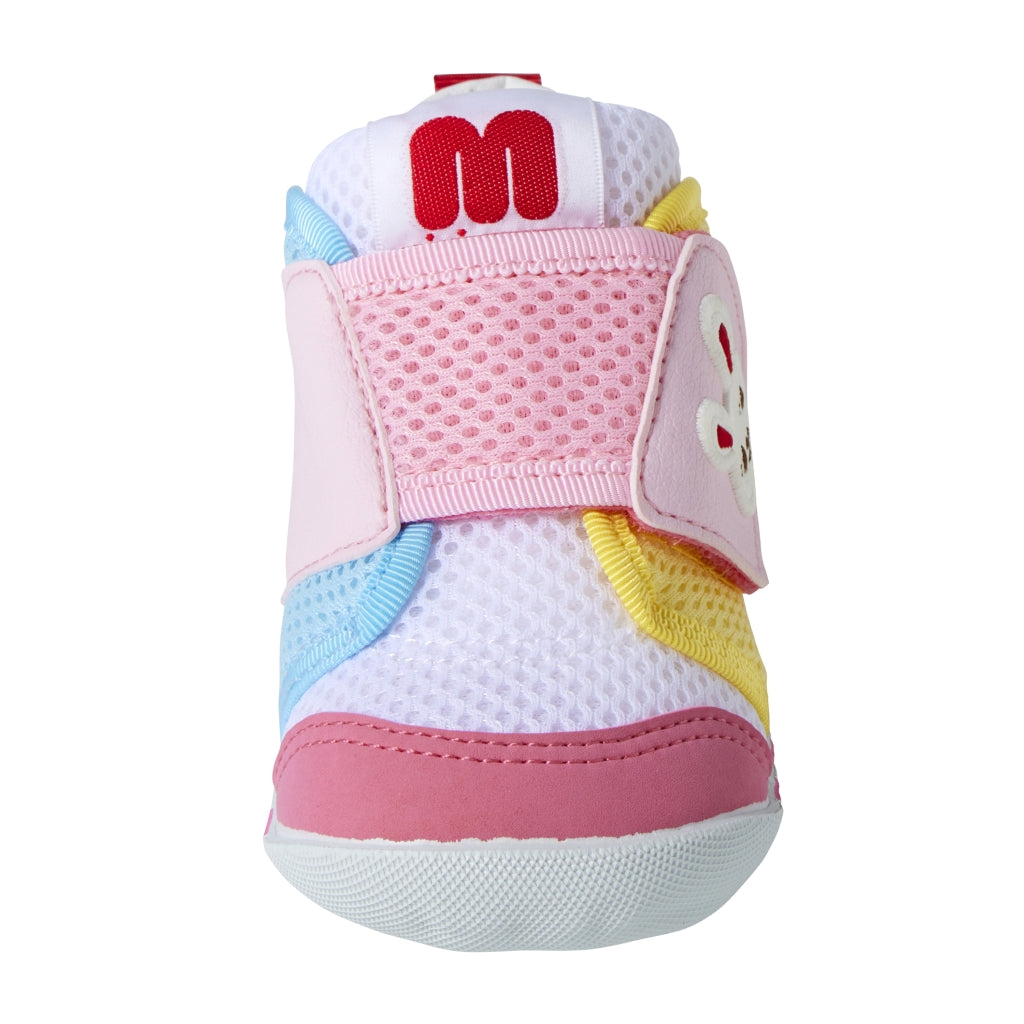 Double Raschel First Walker Shoes - Usako Pop