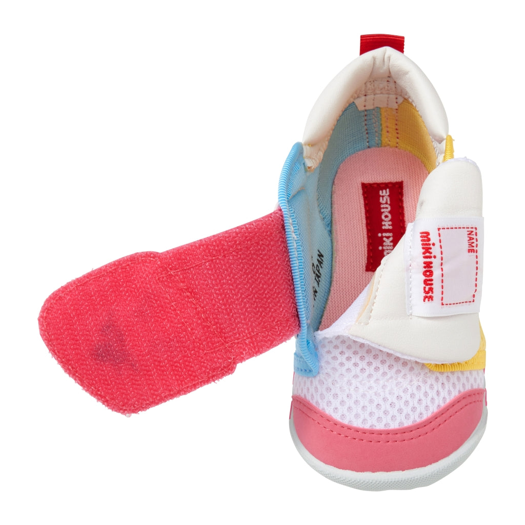 Double Raschel First Walker Shoes - Usako Pop