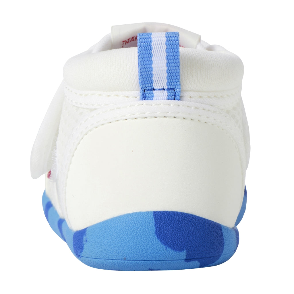 Double Raschel Mesh First Walker Shoes - Neon Marble