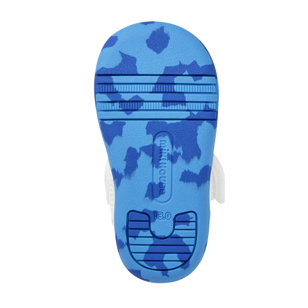 Double Raschel Mesh First Walker Shoes - Neon Marble