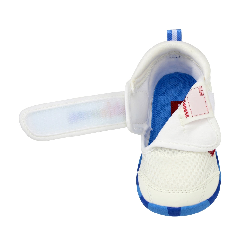 Double Raschel Mesh First Walker Shoes - Neon Marble