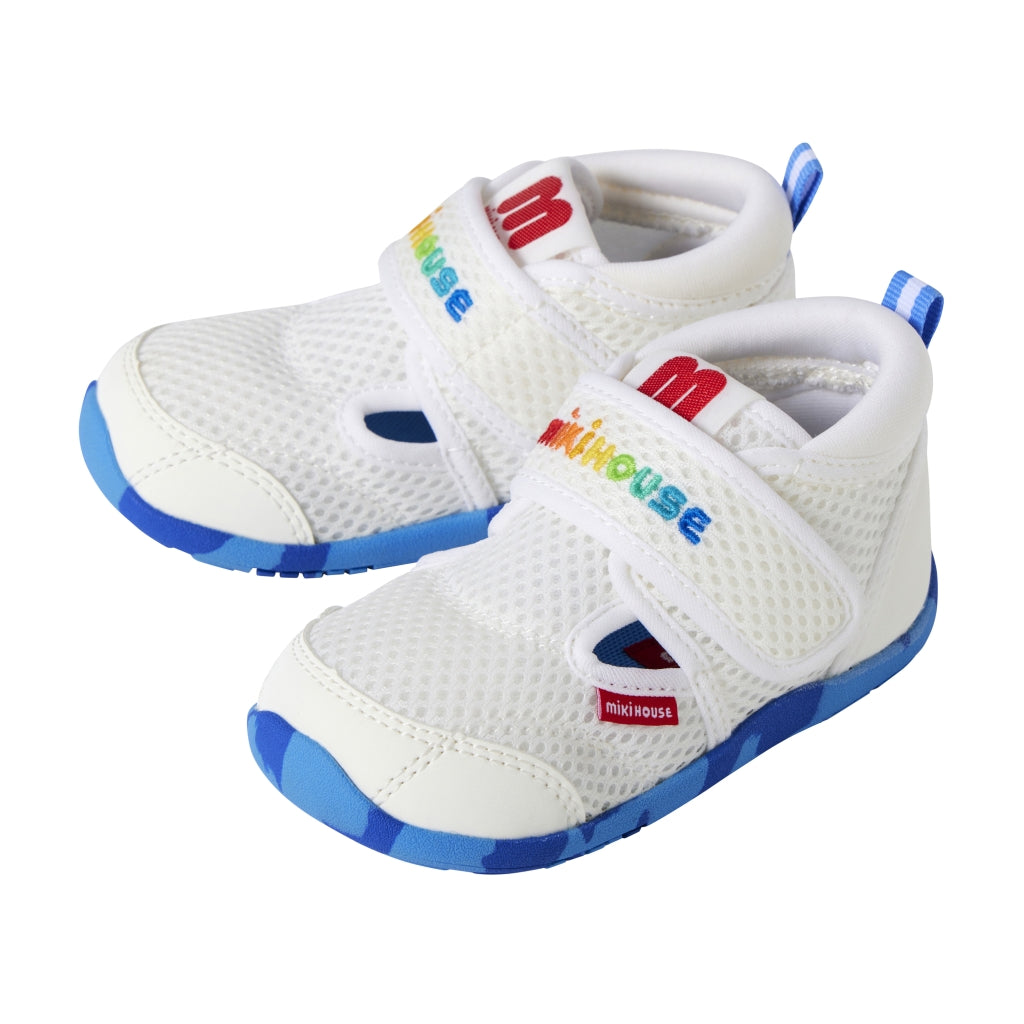 Double Raschel Mesh Second Shoes - Neon Marble