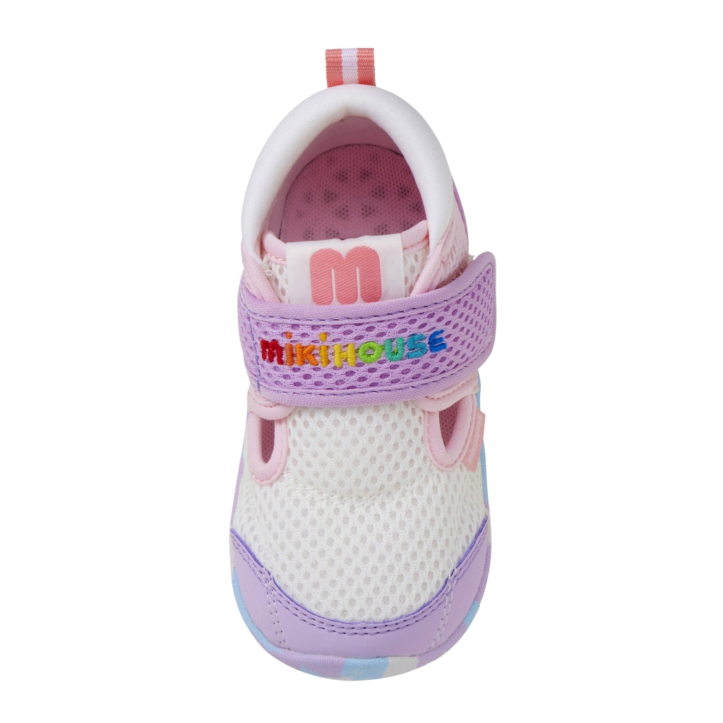 Double Raschel Mesh Second Shoes - Neon Marble