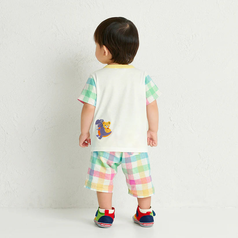 Double Raschel Pucchi Driven Second Shoes