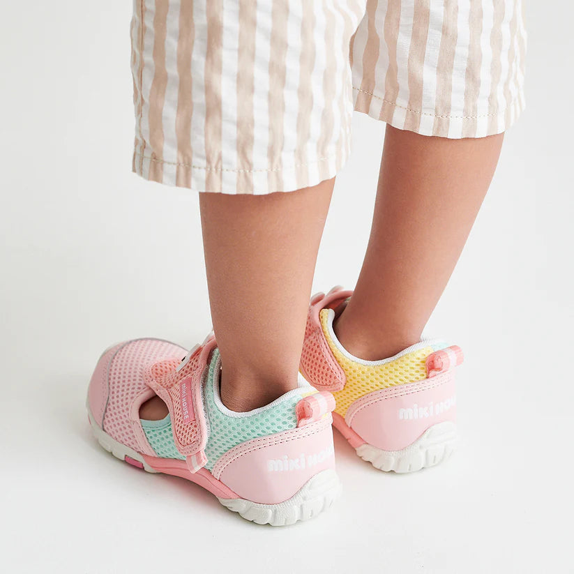 Double Raschel Mesh Sneakers for Kids - Strawberry Swirl