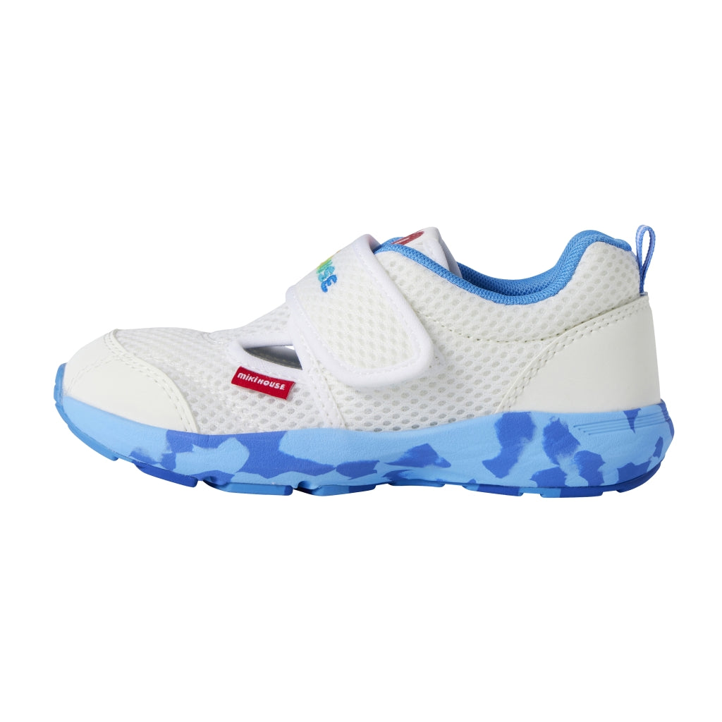 Double Raschel Mesh Sneakers for Kids - Neon Marble