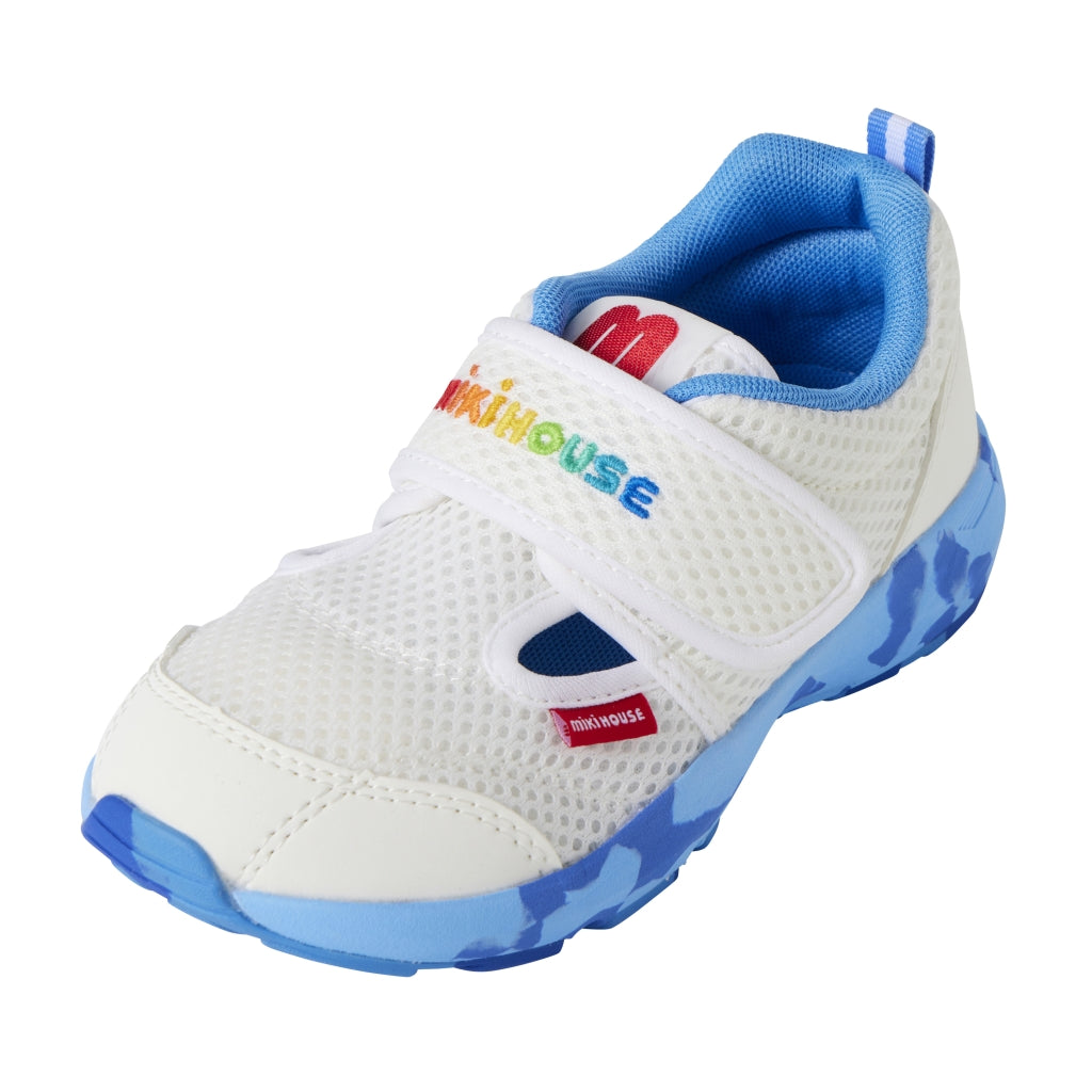 Double Raschel Mesh Sneakers for Kids - Neon Marble