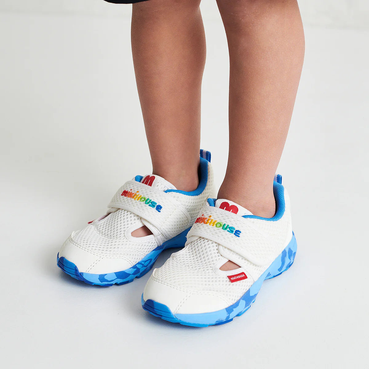 Double Raschel Mesh Sneakers for Kids - Neon Marble