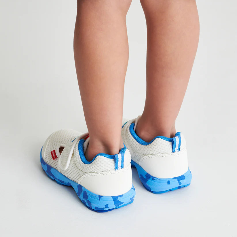 Double Raschel Mesh Sneakers for Kids - Neon Marble