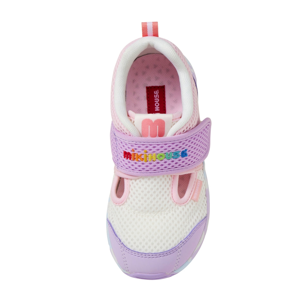 Double Raschel Mesh Sneakers for Kids - Neon Marble