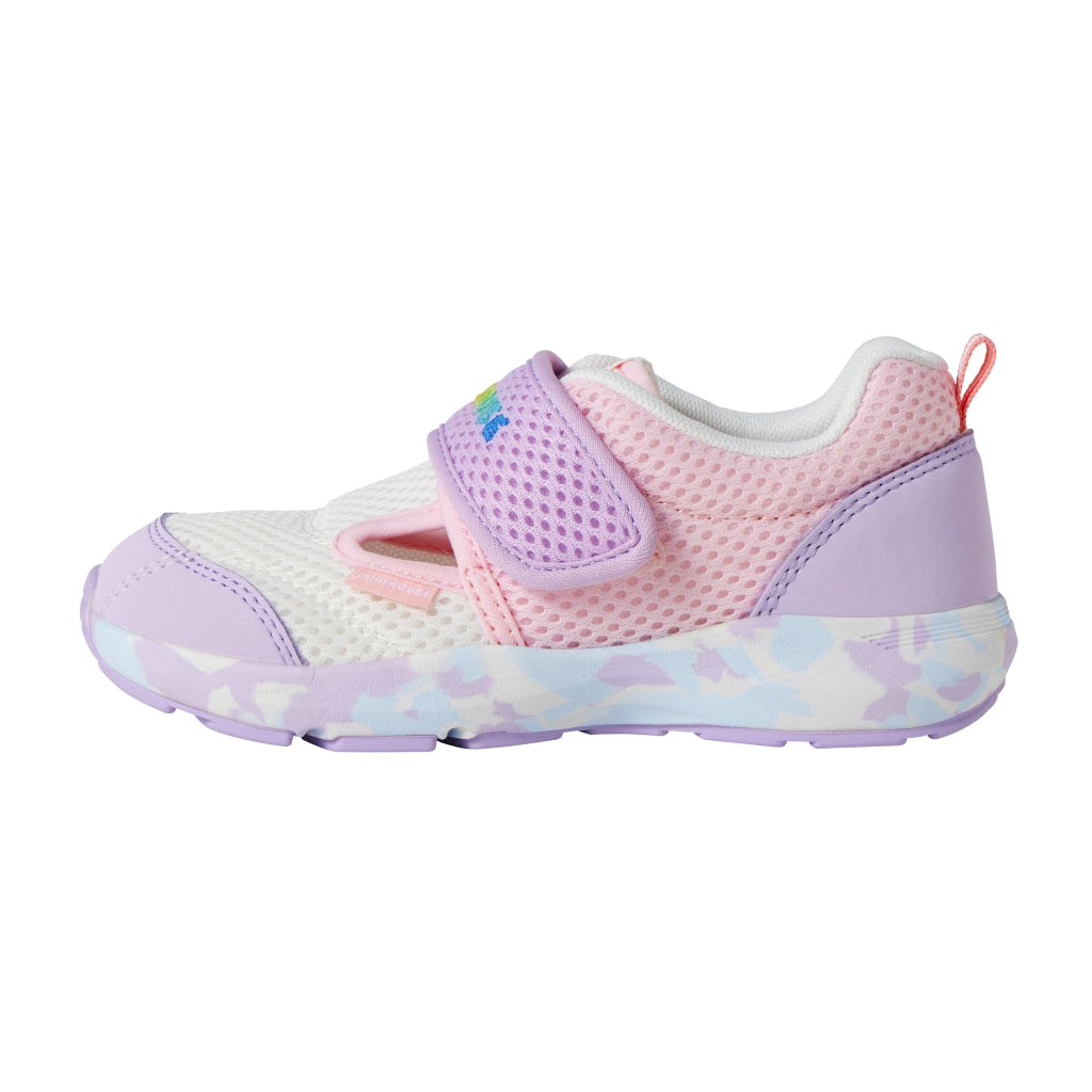 Double Raschel Mesh Sneakers for Kids - Neon Marble
