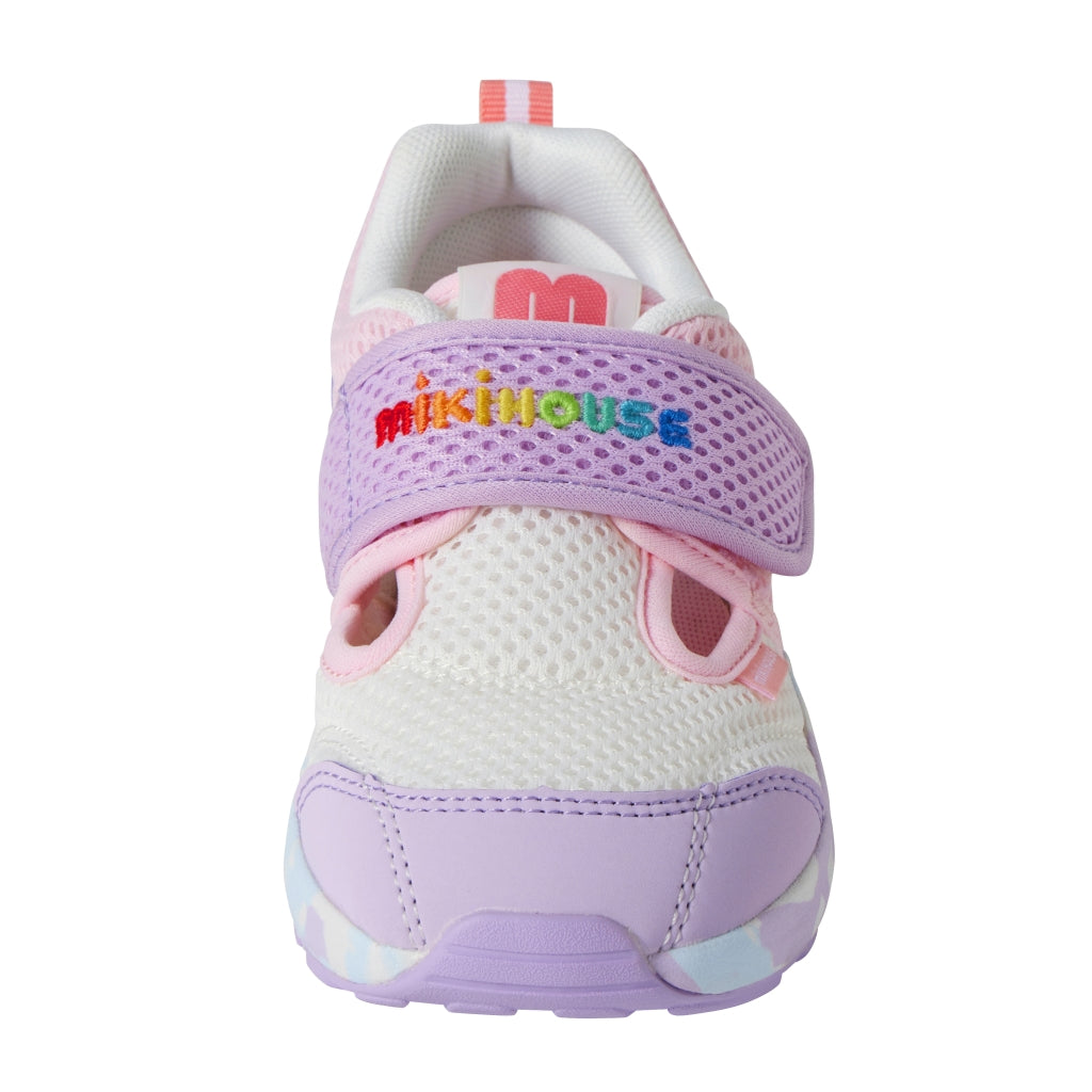 Double Raschel Mesh Sneakers for Kids - Neon Marble
