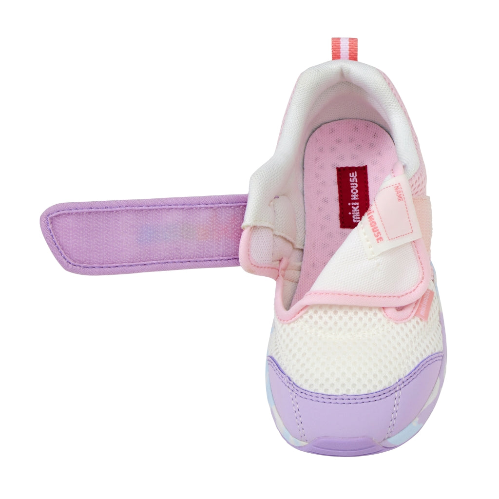 Double Raschel Mesh Sneakers for Kids - Neon Marble