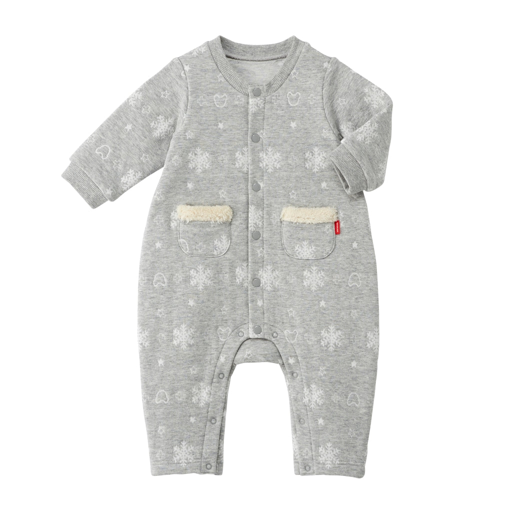 Winter Motif Baby Coverall