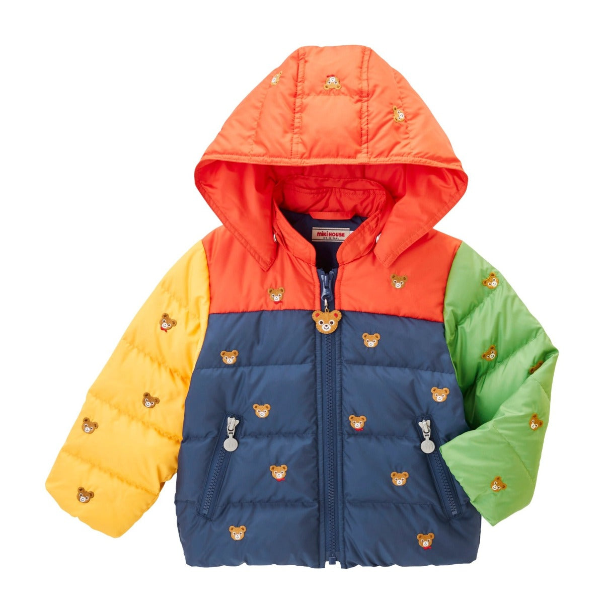 Pucci Bears Embroidered Down Windbreaker
