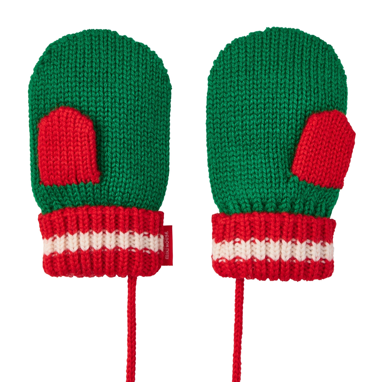 MIKI HOUSE Patch Mittens
