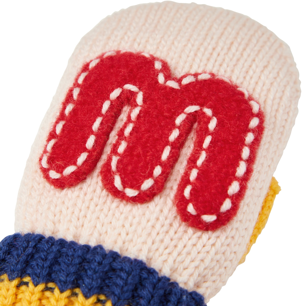 MIKI HOUSE Patch Mittens