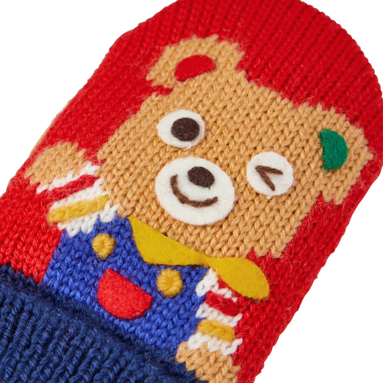 Festive MIKI HOUSE Friends Mittens