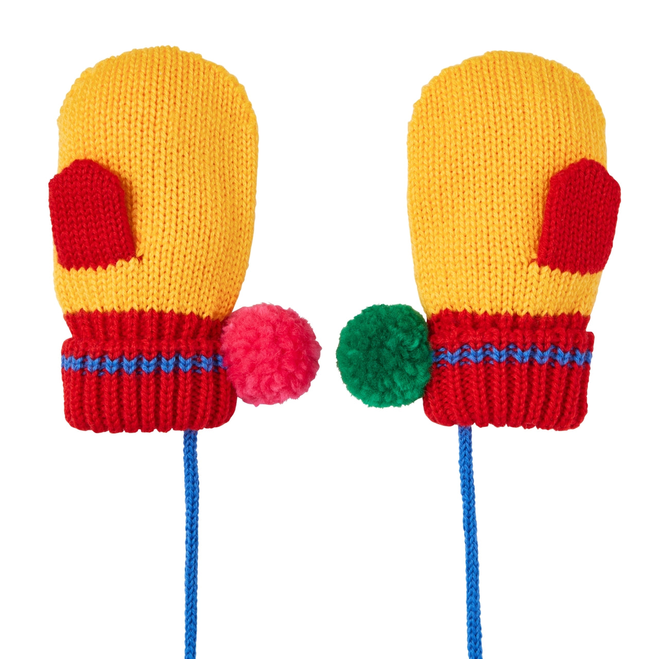 Classic Bear Embroidered Mittens