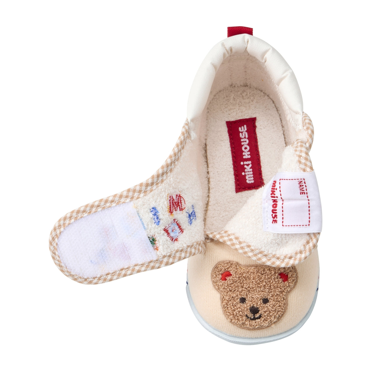 Classic MIKI HOUSE Bear First Walker Shoes