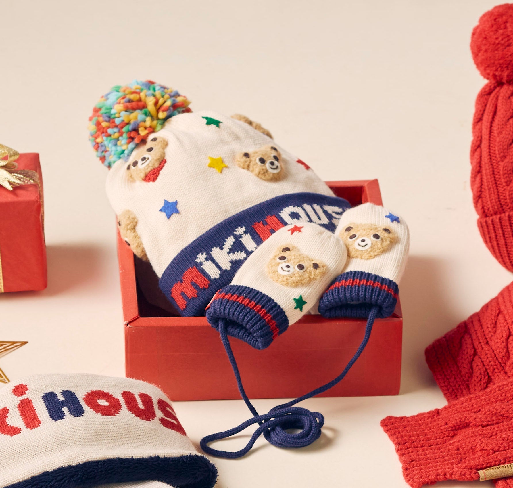 Cable Knit Pucchi Mittens