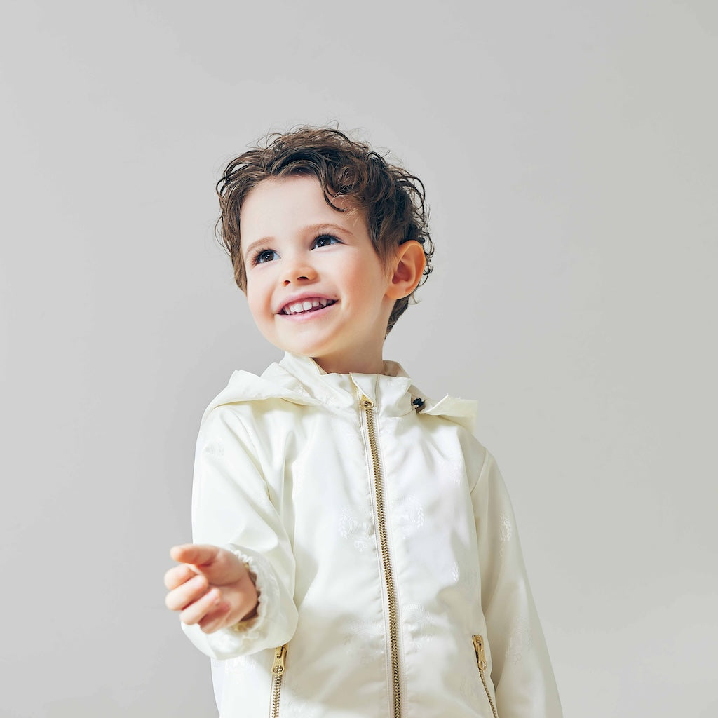 Jacquard Windbreaker Jacket