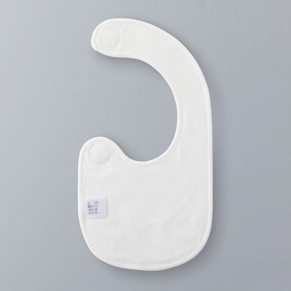 Sea Island Cotton Knit-Gauze Baby Bib