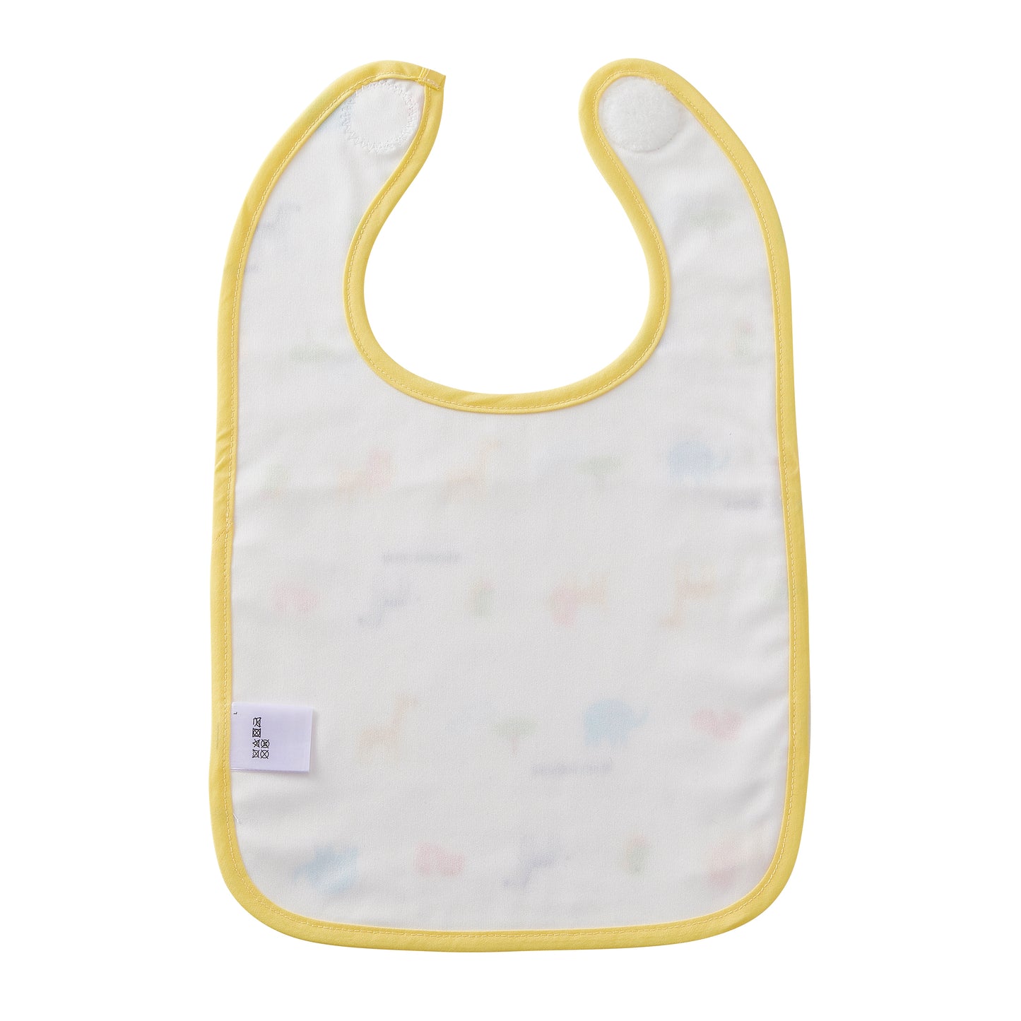 Double Weave Gauze Bib with Lining - Friendly animal motif