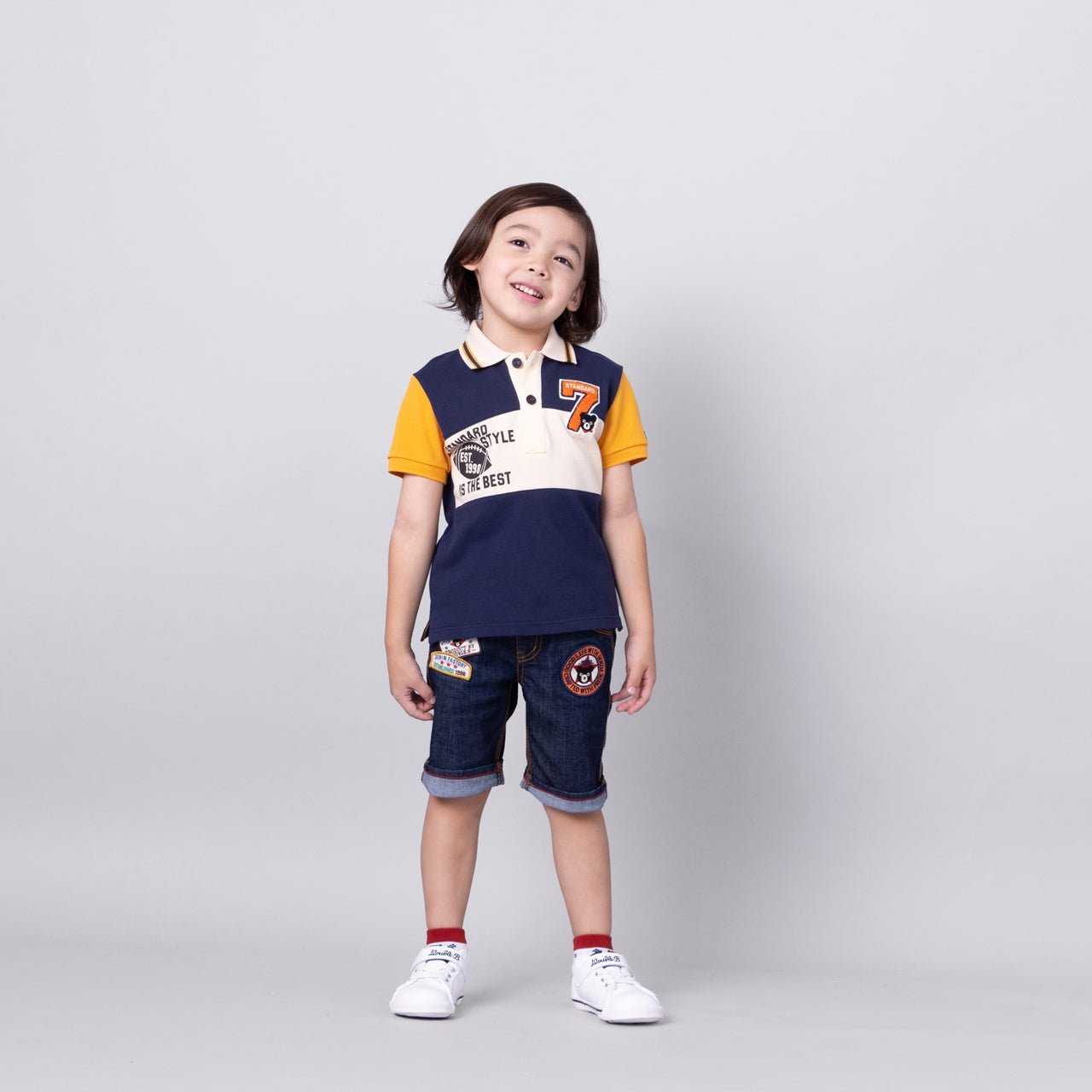 DOUBLE_B Monotone Sneakers for Kids