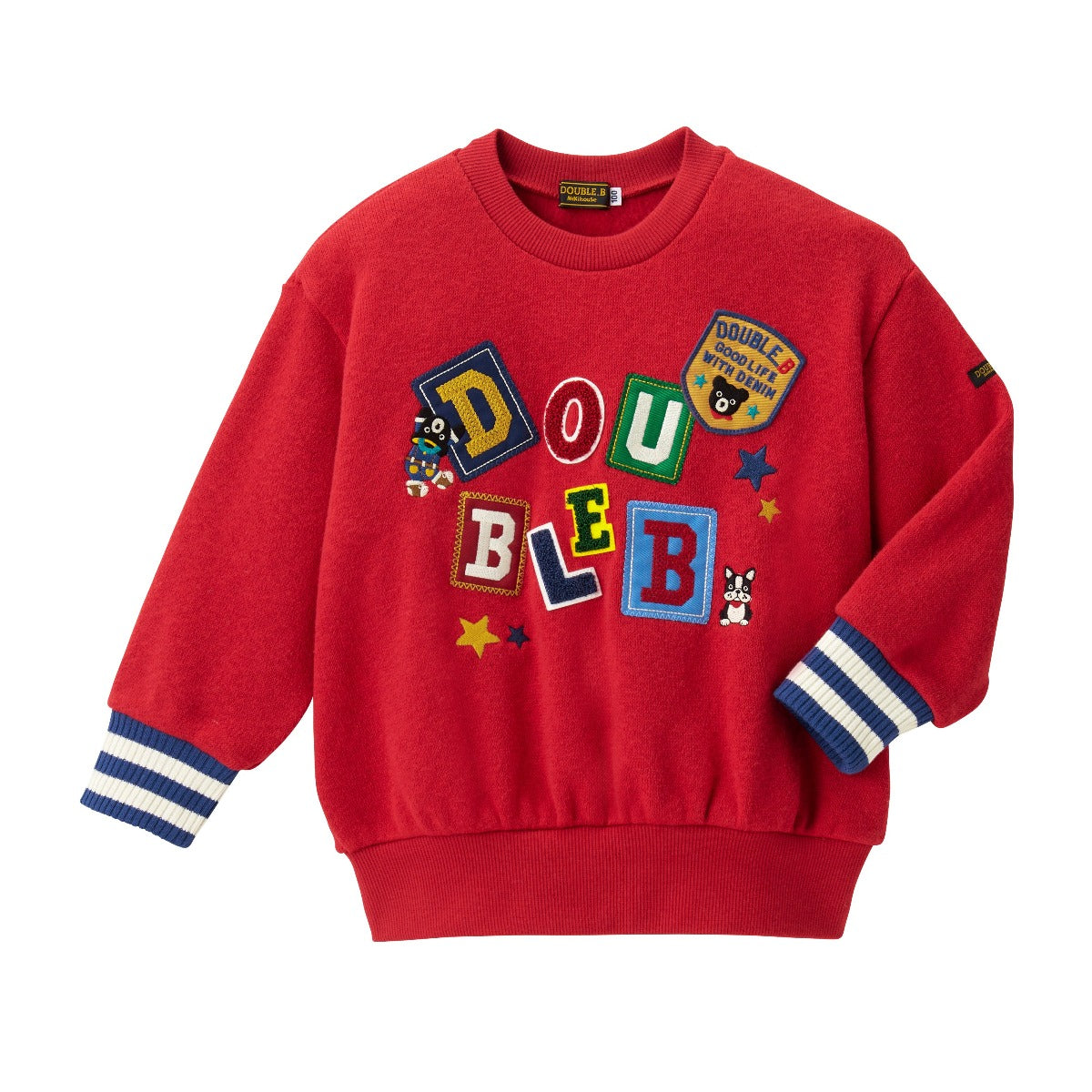 Cosy Retro Logo Double_B Sweatshirt – MIKI HOUSE U.K. LTD.