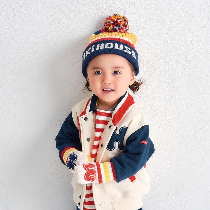 MIKI HOUSE Patch Mittens