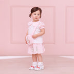 Chieco Saku Dewdrop Jewels Petal Collar Blouse