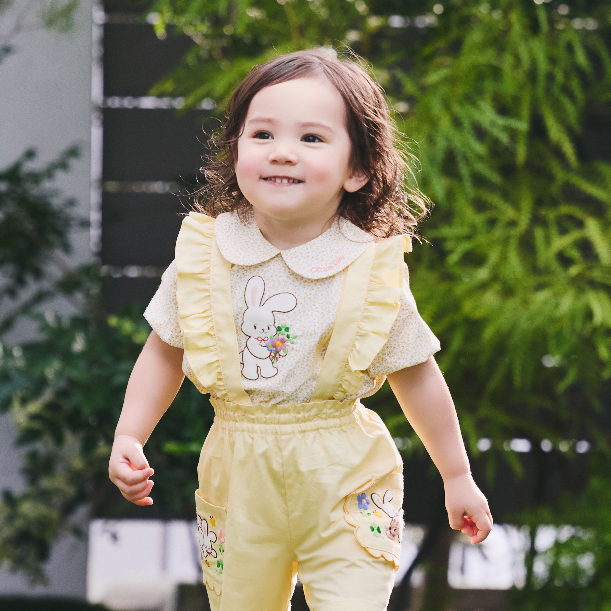 Chieco Saku "Blooming Spring" Floral Print Blouse