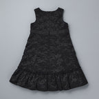 Black Silk Lace Formal Dress