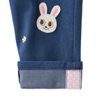 Elegant Stretch Usako & Flower Trousers