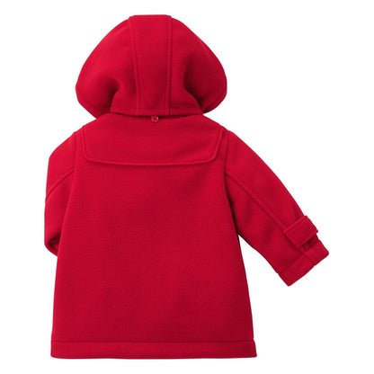 Fleece Duffle Coat - Red