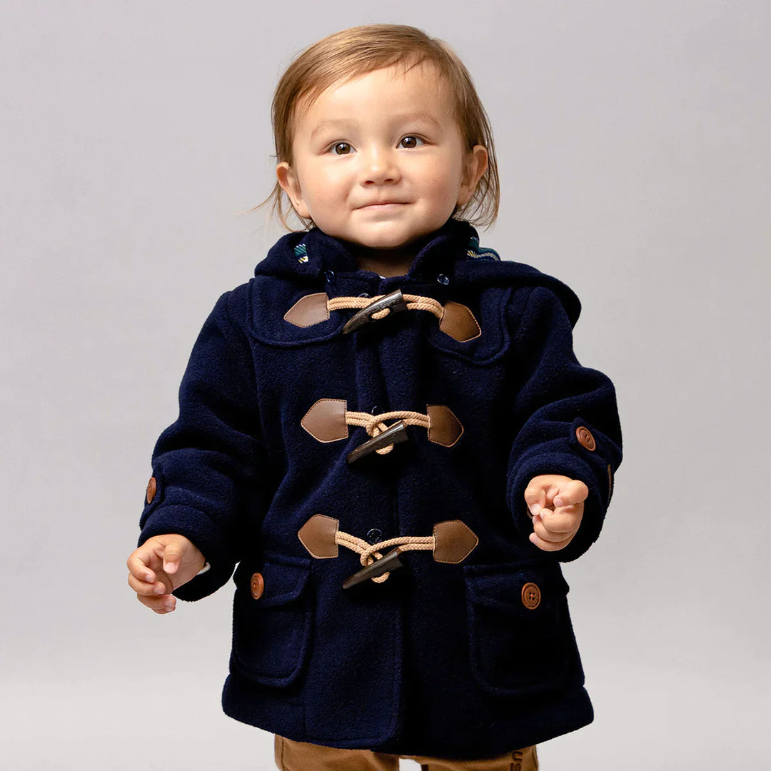 Baby boy best sale blue duffle coat