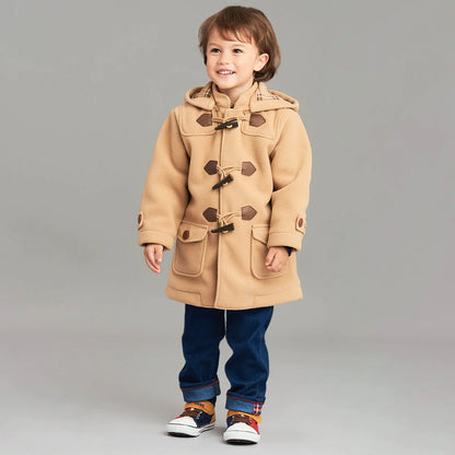 Fleece Duffle Coat - Beige