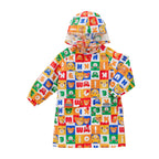 Pucchi Colour-Block Rain Coat