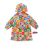 Pucchi Colour-Block Rain Coat